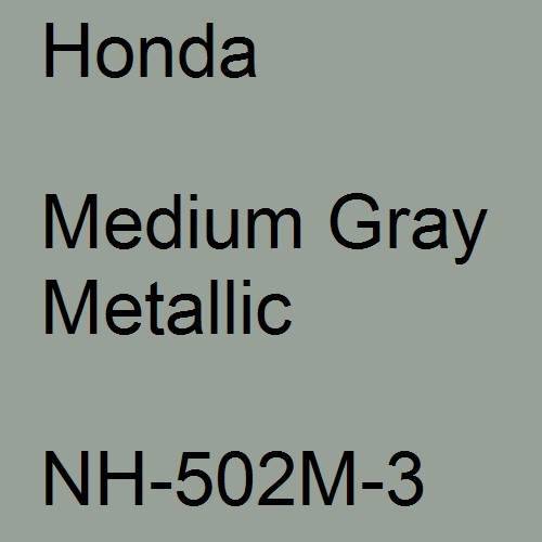 Honda, Medium Gray Metallic, NH-502M-3.